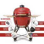 Grill ceramiczny Kamado Bono LIMITED Czerwony